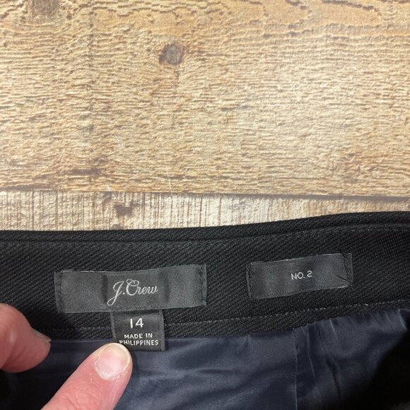 J. Crew Black No 2 Pencil Skirt size 14 - Picture 3 of 3